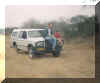 Chris Fouch's bakkie when he visited Vinkie in Botswana