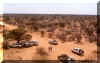 A bird's eye view of the desert
